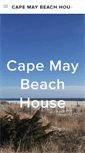 Mobile Screenshot of capemaybeachhouse.com